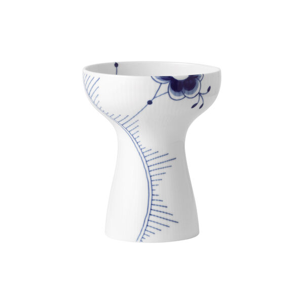Blue Fluted Mega Open Vase 19 cm, Royal Copenhagen