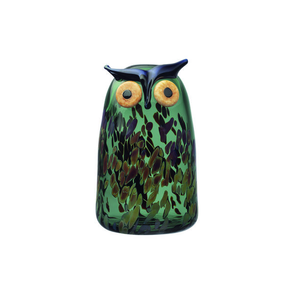 Birds by Toikka long-eared owl, pine green, Iittala