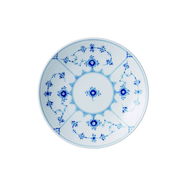 Blue Fluted Plain Coupe Plate &Oslash; 15 cm, Royal Copenhagen