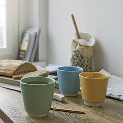 Colorit Cup, yellow, Knabstrup Keramik