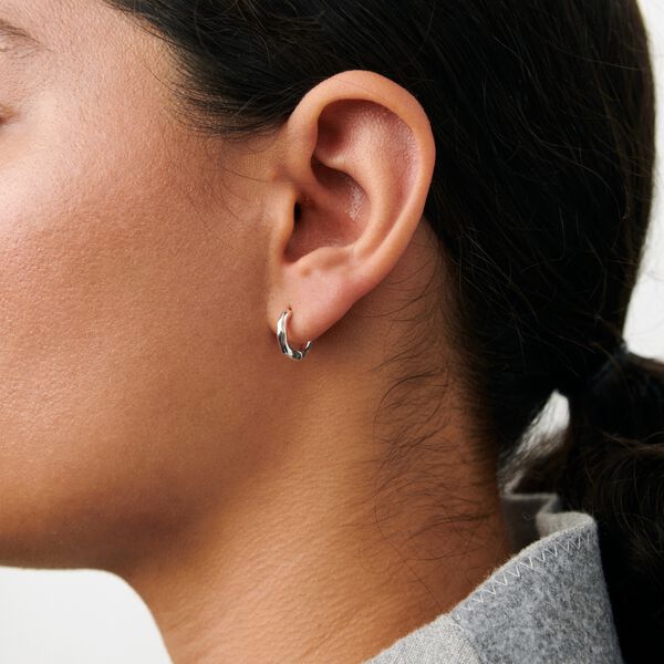 Spirit Huggies Mini, silver plated Spirit Huggies Mini, silver plated, Pernille Corydon Jewellery