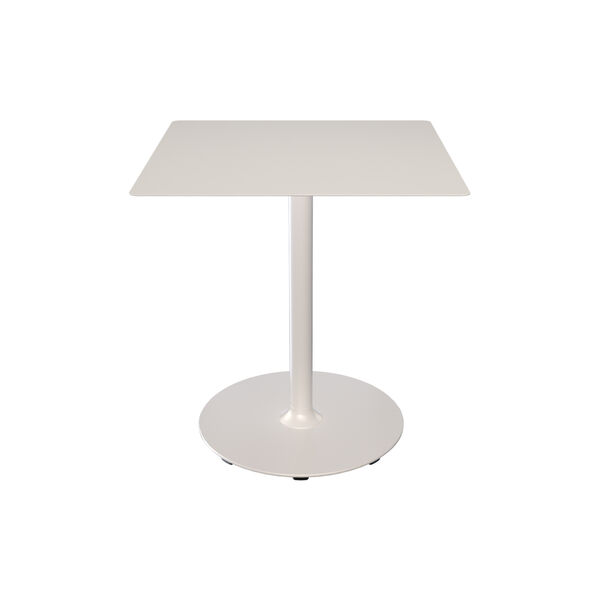 PICO Caf&eacute; Table with Round Base 70x70, muted white, HOUE