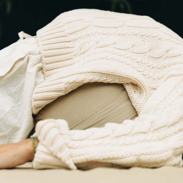 Yoga cushion, beige, Simple Days