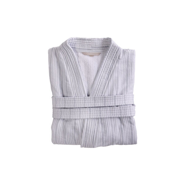 Bathrobe, powder blue stripes, Home by Ilse Jacobsen