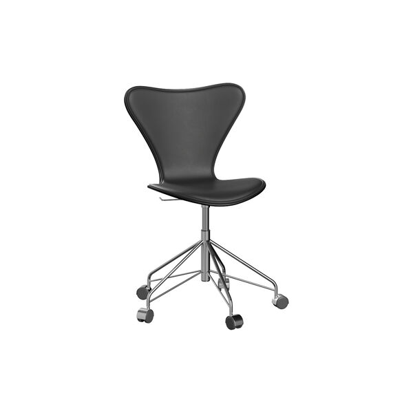 Series 7™ 3117 Front Upholstered Office Chair, Essential black Series 7™ 3117 Front Upholstered Office Chair, Essential black, Fritz Hansen