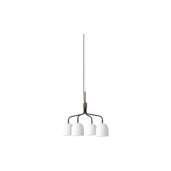 Howard Chandelier, bone china, GUBI