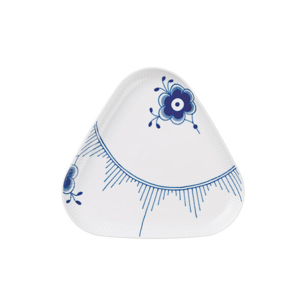 Blue Fluted Mega Triangle Dish, Royal Copenhagen