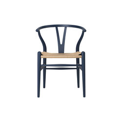 CH24 Wish Bone Chair, soft blue, Carl Hansen & Søn