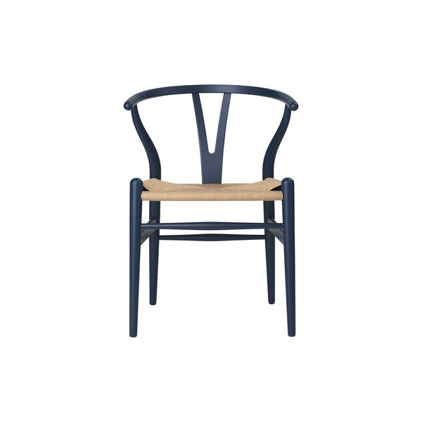 CH24 Wish Bone Chair, soft blue, Carl Hansen & Søn
