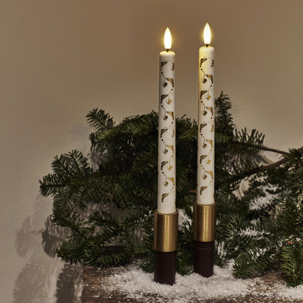 Sille Christmas Edition LED Crown candles 2 pcs, Sirius Home