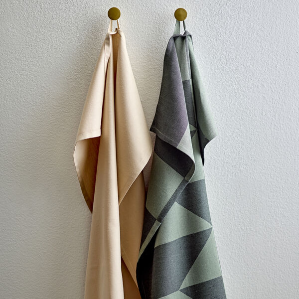 Twist Tea Towel, hedge green, Södahl