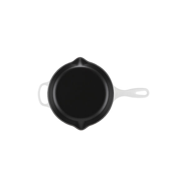 Signature cast iron round skillet &Oslash; 23 cm, white, Le Creuset
