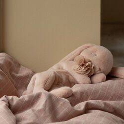 Small Sleeping Bunny Plush, powder, Maileg