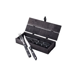 Old Farmer Black Cutlery Box 4 parts, Gense