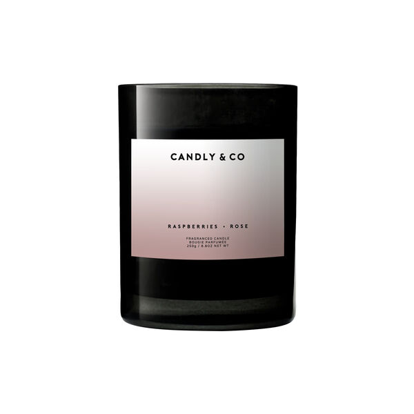No. 7 Candle, Raspberries/Rose, Candly & Co