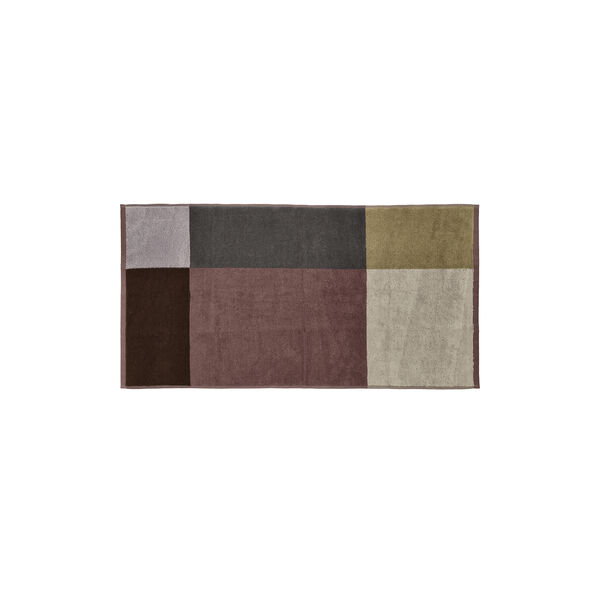 Color Block Towel, rosewood, S&ouml;dahl