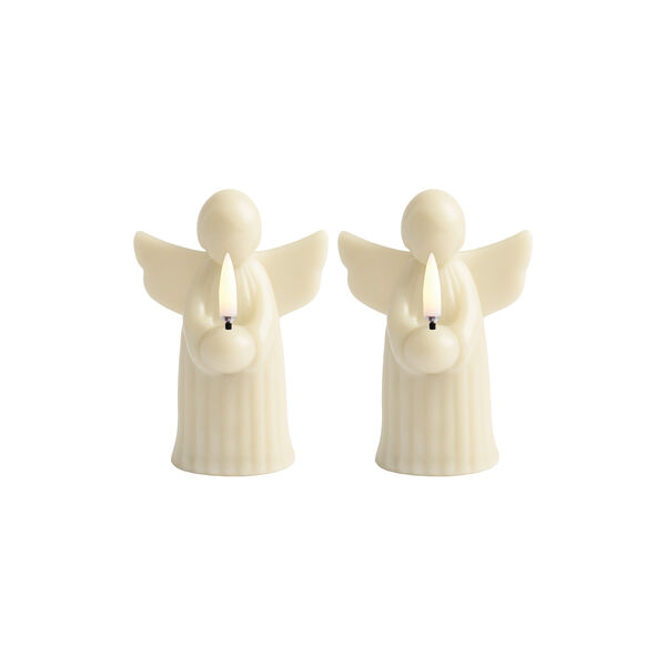 LED Smooth candle Angel 2 pcs | 9x12 | Vanilla, Uyuni Lighting