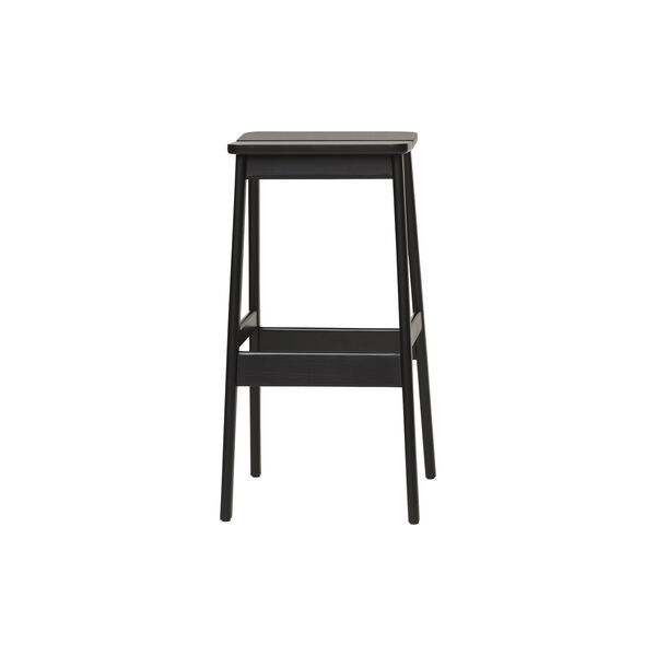 Angle Standard Bar Stool, black, Form & Refine
