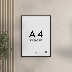 Wood Frame, black, Poster & Frame