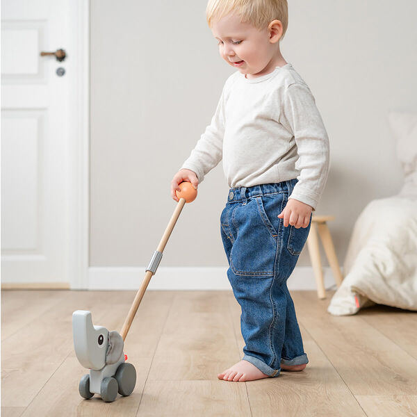 Elphee Push Along, grey, Done by Deer