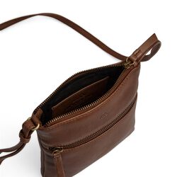 ArloMBG Crossbody Bag Soft Vintage, cognac w/br. gold, Markberg