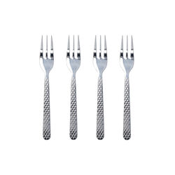 Rhombe Cake fork 4 pcs., Lyngby Porcel&aelig;n