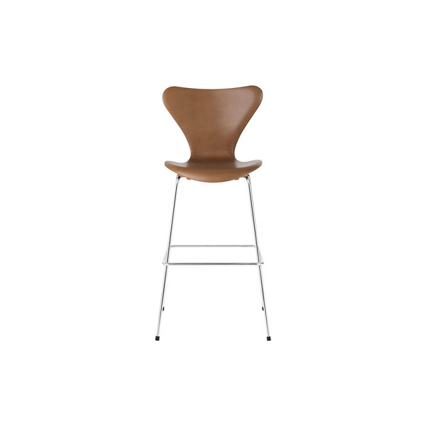 Series 7™ 3197 Fully Upholstered Counter Stool, Grace Walnut, Fritz Hansen