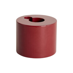 HALO Candle Holder | Small | Wine Red, oursociety