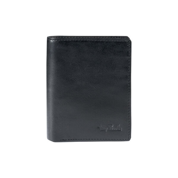 Billfold with coin and creditcard pockets, black, Tony Perotti