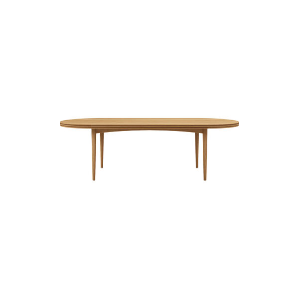GROOVE COFFEE TABLE OVAL, oiled oak, DK3