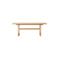 Puffin Dining Table | Rectangular | Solid Oak, Audo Copenhagen