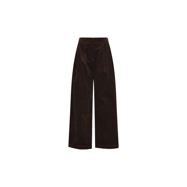 Connie Pants - Corduroy, dark brown, LA RŌUGE
