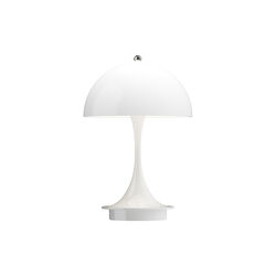Panthella 160 Portable Table Lamp, opal white, Louis Poulsen