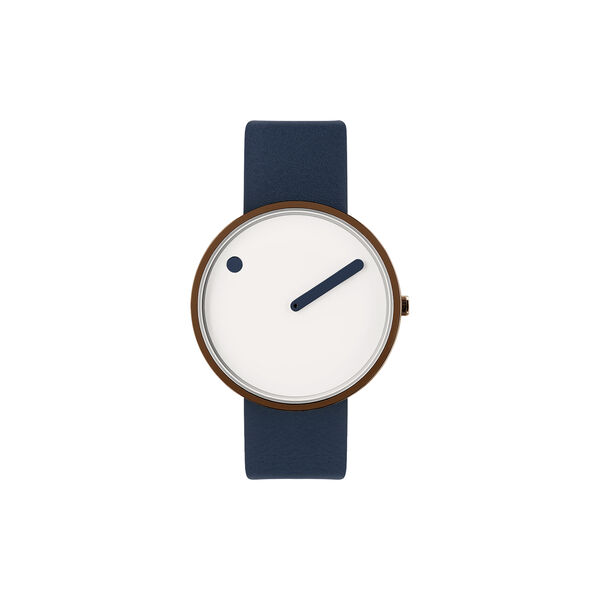 PICTO Wrist Watch, cream/copper/midnight blue, PICTO