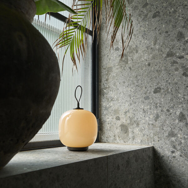 VL45 Radiohus Portable Lamp, dusty terracotta, Louis Poulsen