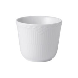 White Fluted Half Lace Thermal Mug 26 cl, Royal Copenhagen