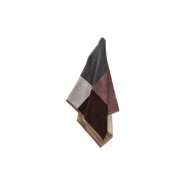 Color Block Towel, rosewood, S&ouml;dahl