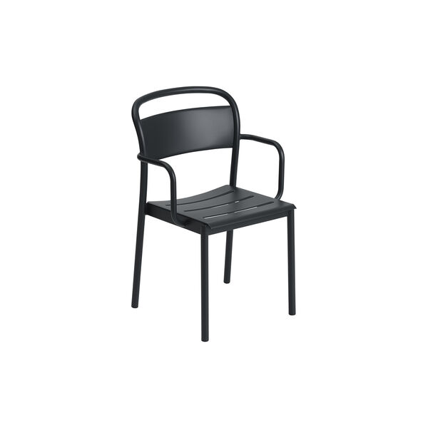 Linear Steel Armchair, anthracite black, Muuto