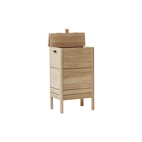 A Line Laundry Box, white oiled oak A Line Laundry Box, white oiled oak, Form & Refine