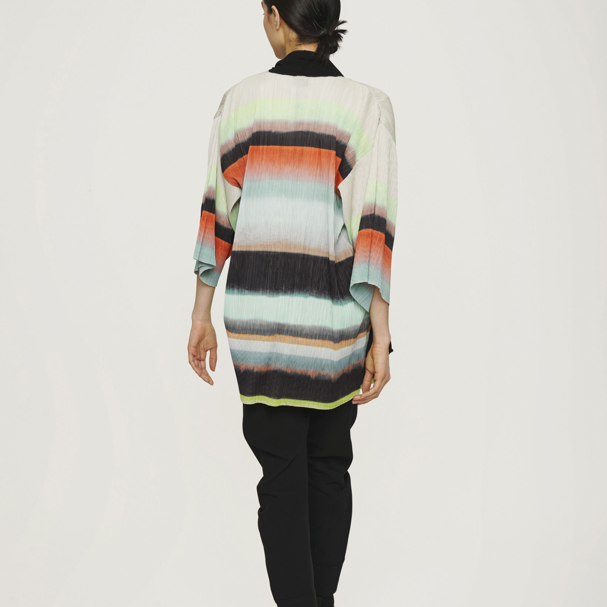 Striped kimono sale jacket
