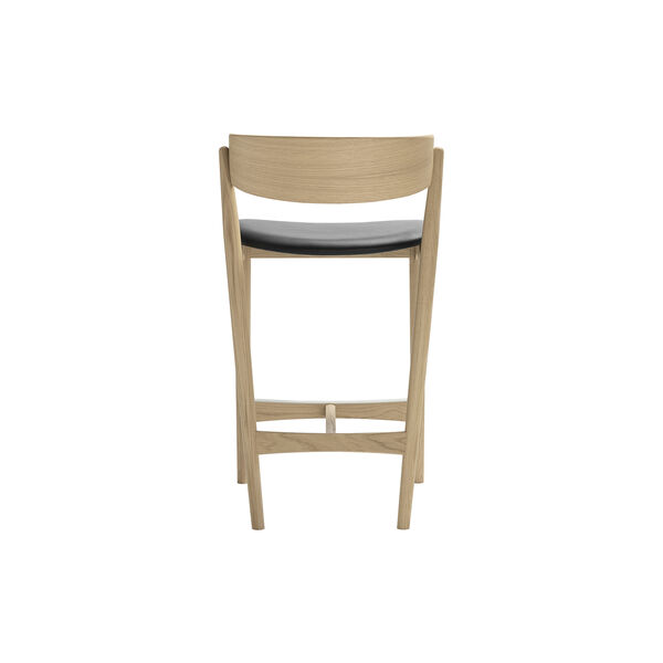 Sibast No 7 Bar Chair, soap treated oak/black Sibast No 7 Bar Chair, soap treated oak/black, Sibast Furniture