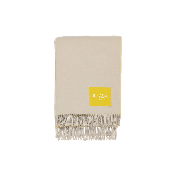 Play throw, beige/yellow, Iittala
