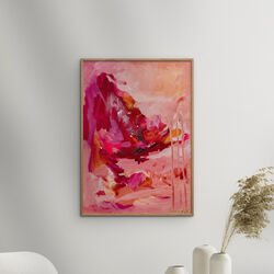 Cinnamon Kisses in the Sunset, Poster & Frame