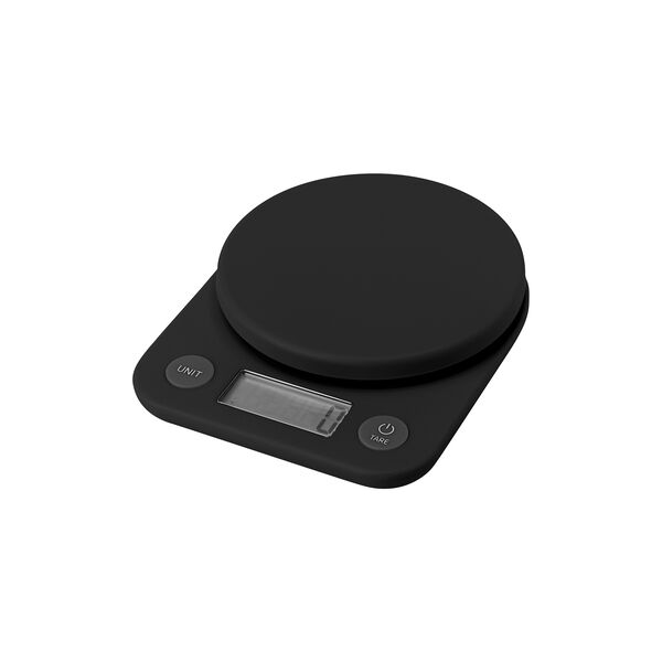 FOODIE kitchen scale, black FOODIE kitchen scale, black, RIG-TIG