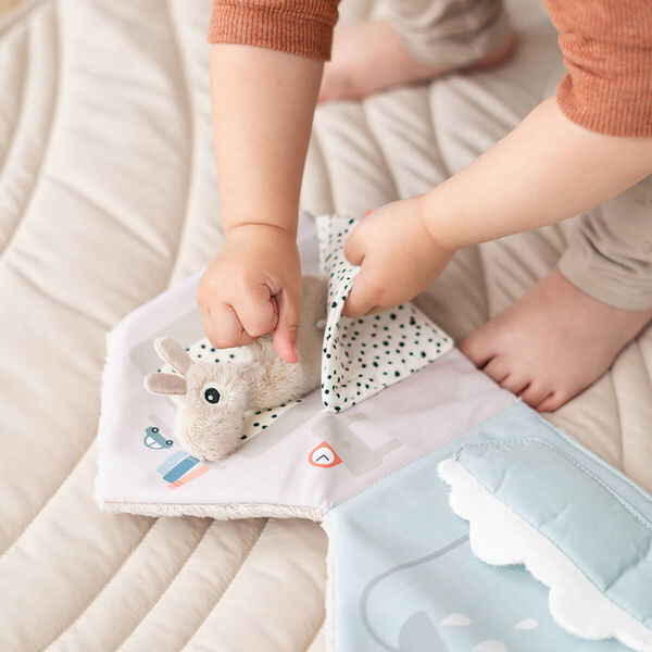 Lalee's Home Soft Book, sand, Done by Deer