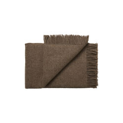 Samsø Throw, 00120 gotland brown, Silkeborg Uldspinderi