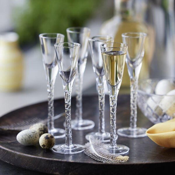 Paris Aquavit Glass 6 pcs, Lyngby Glas