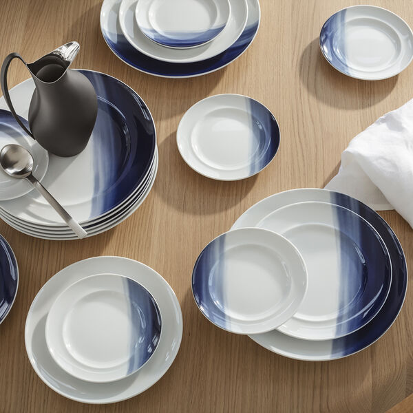 KOPPEL lunch plate 22 cm, shades of blue, Georg Jensen