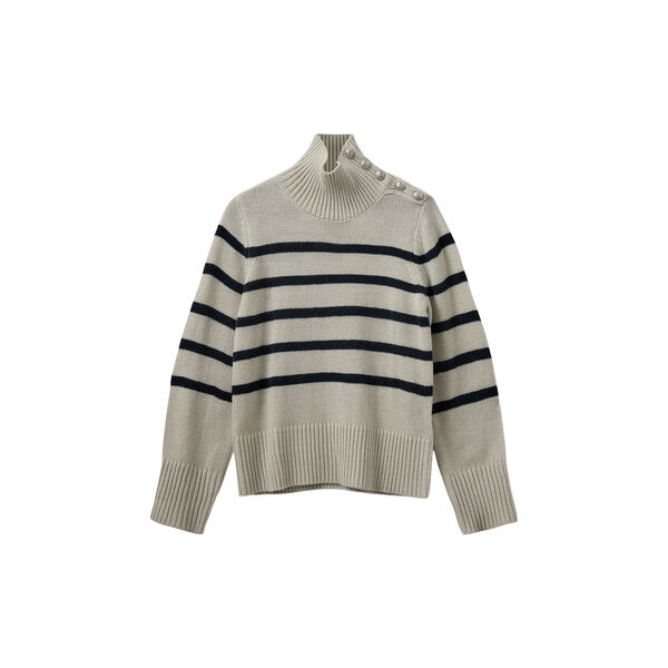 MargaretSW Sweater, grey striped MargaretSW Sweater, grey striped, Sofie Schnoor