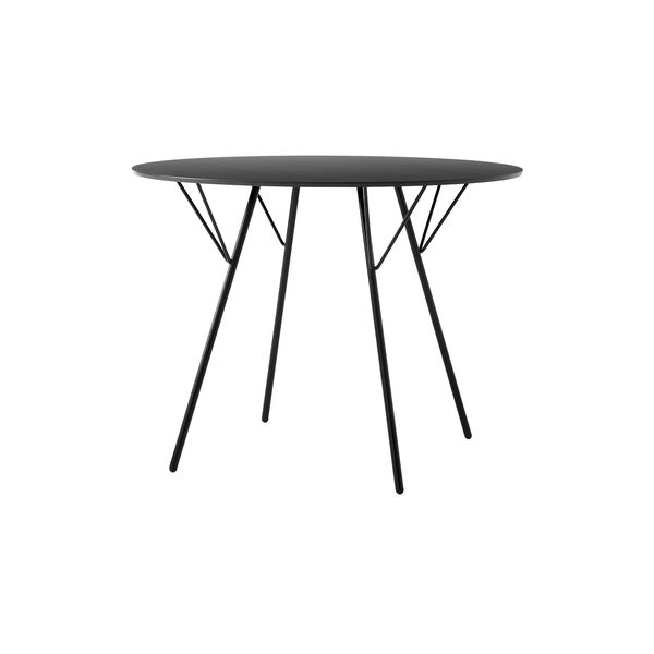 RFH Terrace Table RD6, black RFH Terrace Table RD6, black, &Tradition